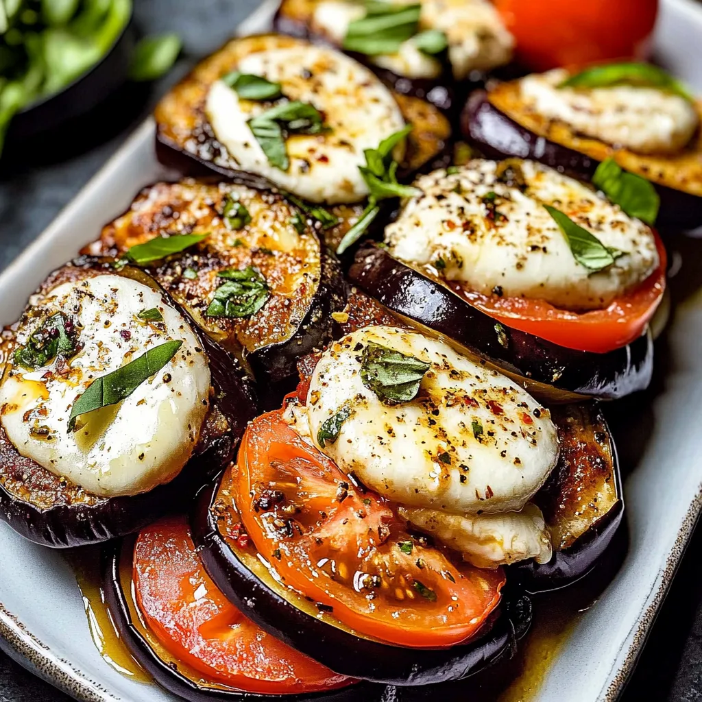 PiĂą di 500 grammi di pomodori con formaggio e basilico.